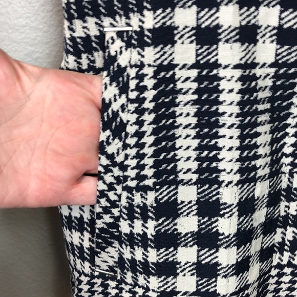 Hugo Boss Ankle Pant Flat Front Plaid 6 - Picture 5 of 8